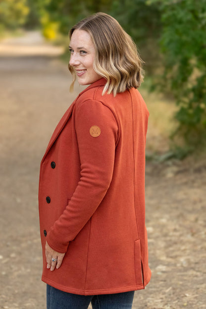 Michelle Mae Scarlett Sweater Jacket - Pumpkin