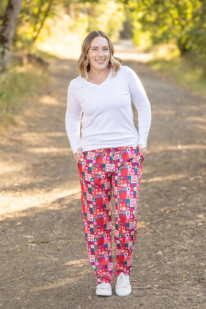 Michelle Mae Joyful Holiday Lounge Pants