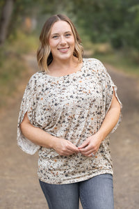 Michelle Mae Darcy Dolman - Tan Micro Floral