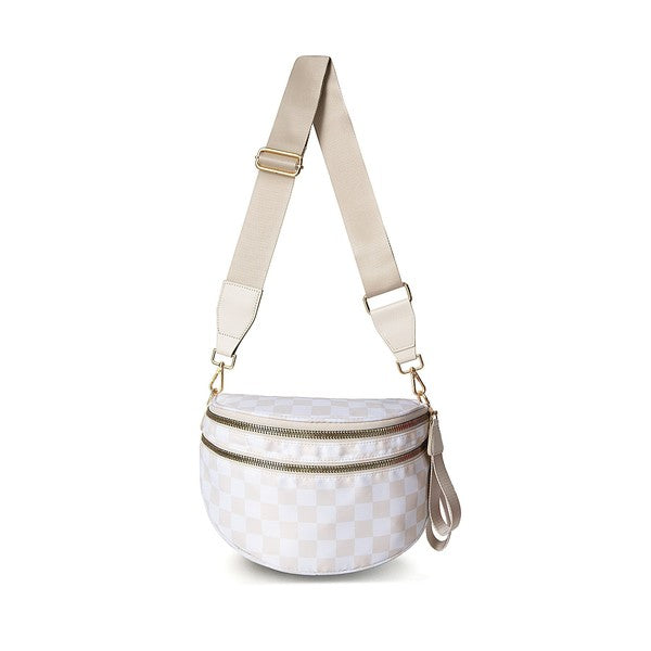 Checker Crossbody Sling Check Bag