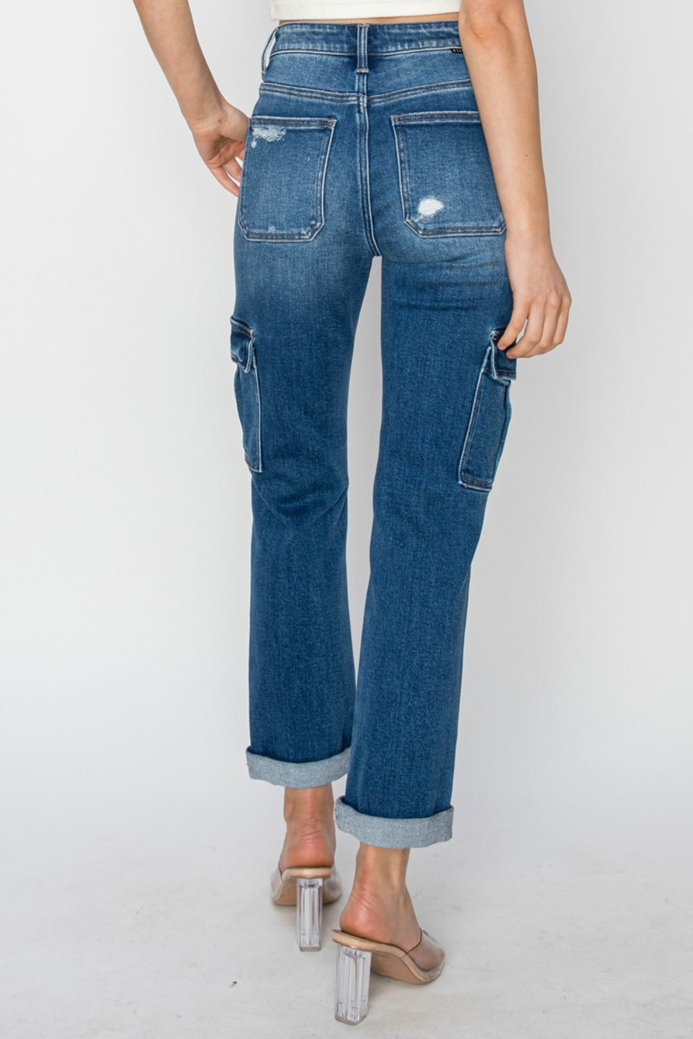 Embrace The Journey High Rise Cargo Jeans