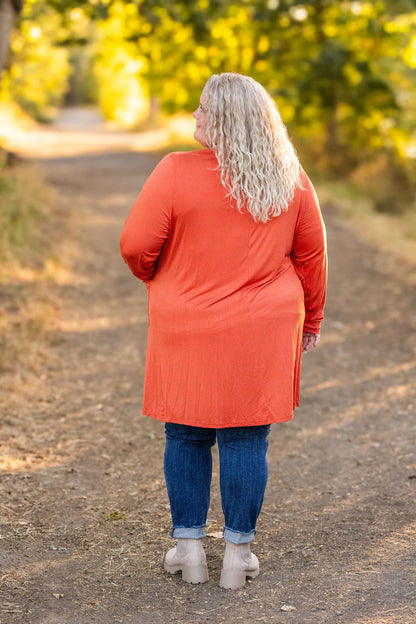 Michelle Mae Classic Cardigan - Pumpkin