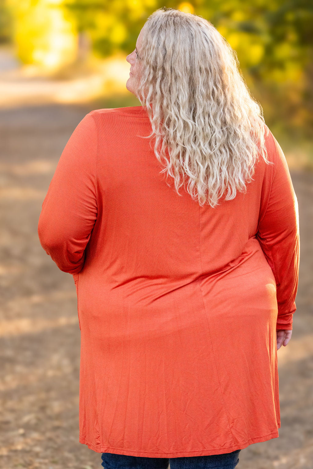 Michelle Mae Classic Cardigan - Pumpkin