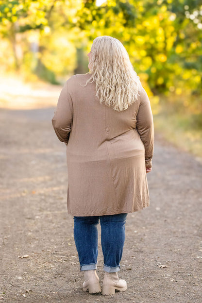 Michelle Mae Classic Cardigan - Mocha