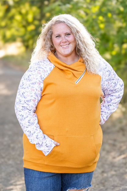 Michelle Mae Zoey ZipCowl - Mustard and Harvest Floral