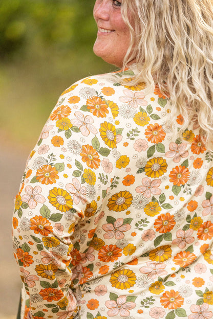 Michelle Mae Classic Cardigan - Fall Boho Floral