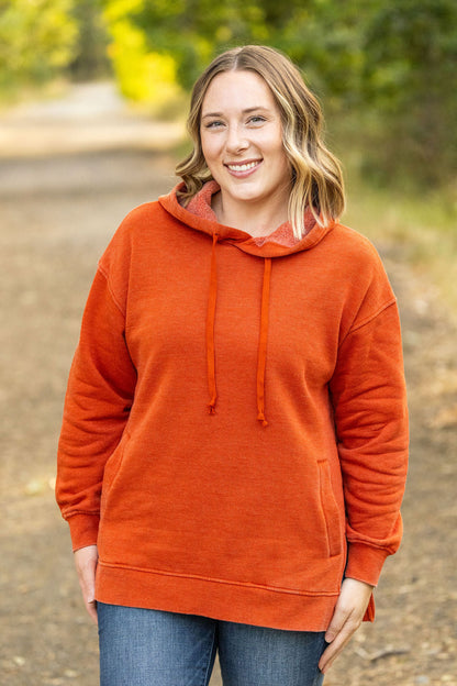 Michelle Mae  Vintage Wash Hoodie - Rust