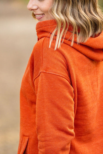 Michelle Mae  Vintage Wash Hoodie - Rust