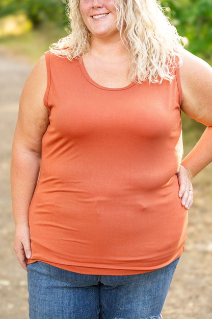 Michelle Mae Ava Tank - Pumpkin