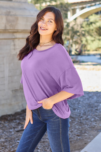 Let's Drop It Hot Drop Shoulder T-Shirt