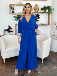 Wendy Ann's Wide Leg Jumpsuit with Pockets