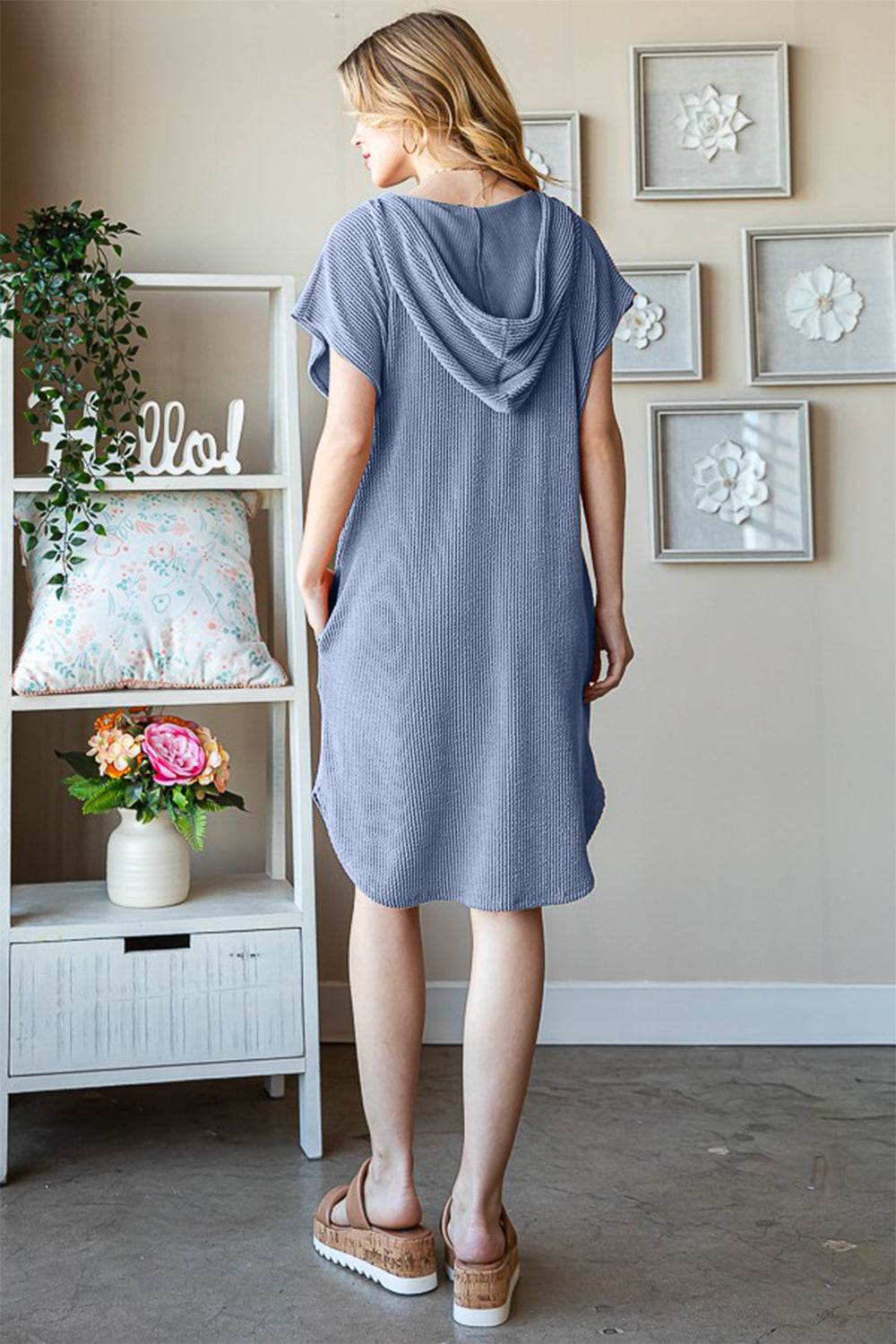 Blue Sky's Hooded Dress