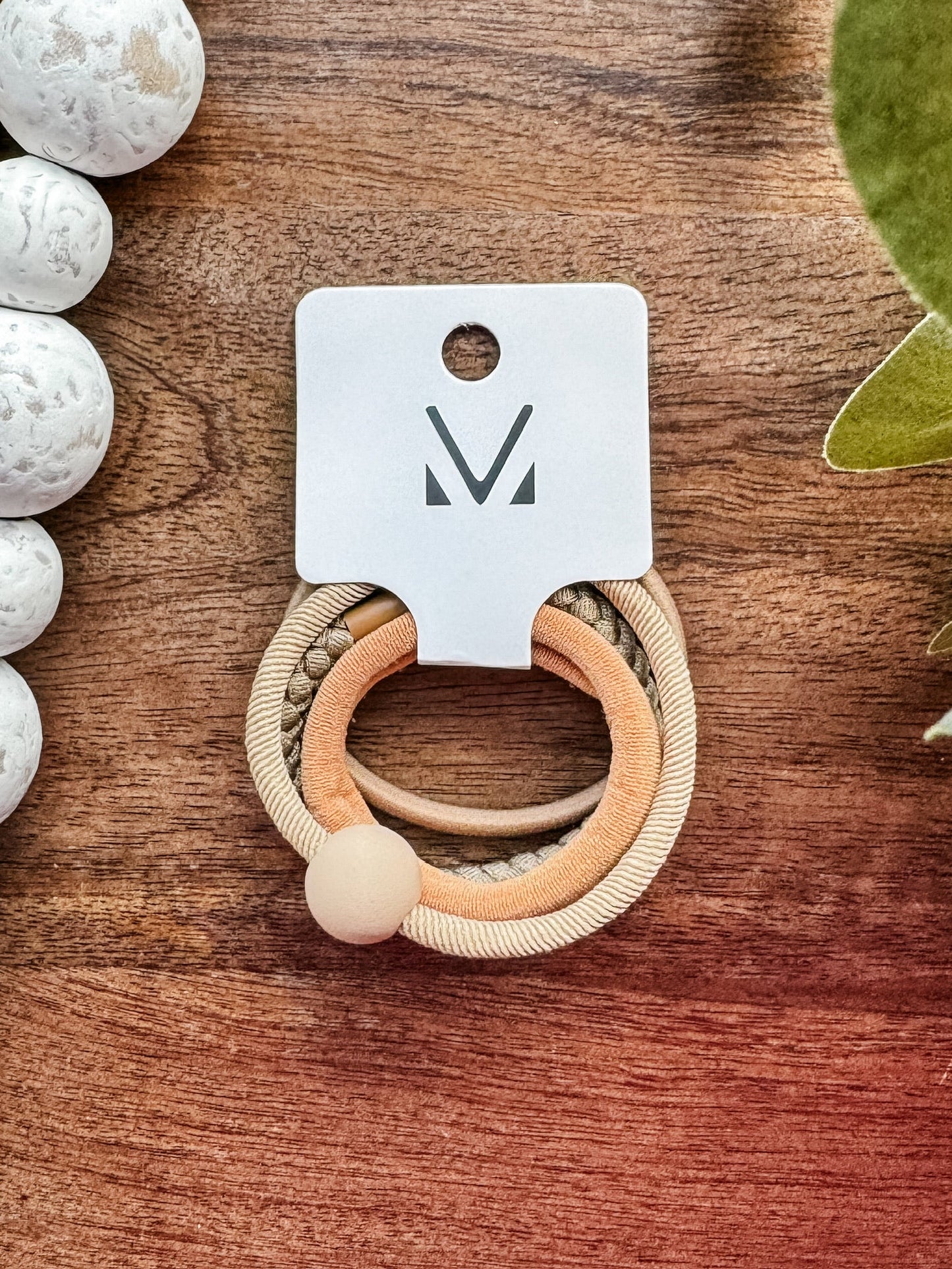 Michelle Mae Hair Tie Bracelet Sets - Ball Accent