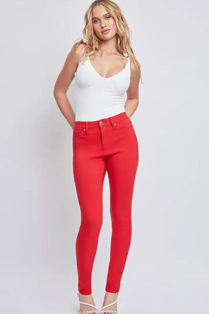 Rubys Are Red Hyperstretch Mid-Rise Skinny Jeans