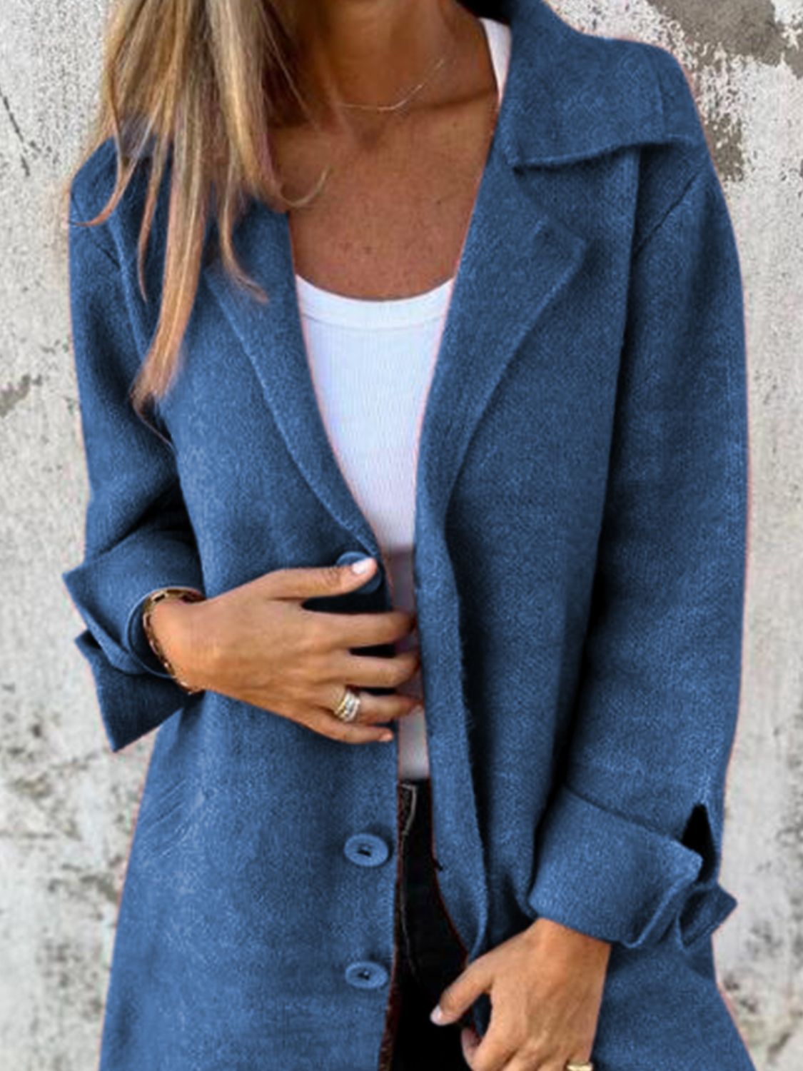 PREORDER: Chic Buttoned Longline Coat