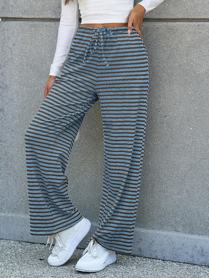 PREORDER- Striped Up Wide Leg Pants