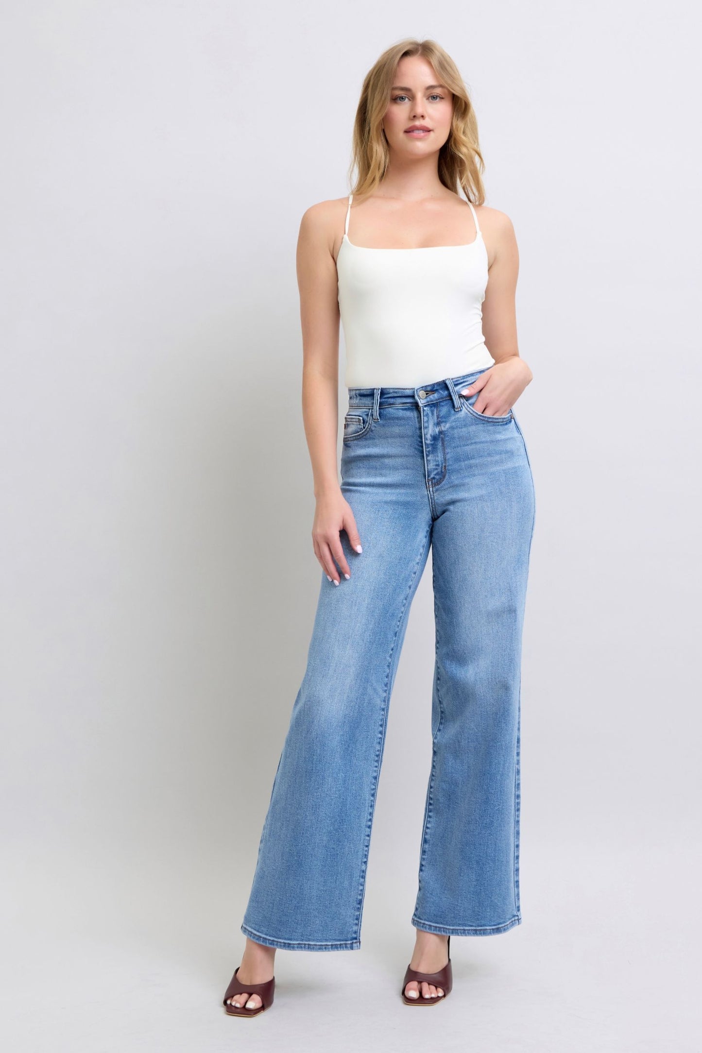 Vintage Vibes Wide Leg Jeans