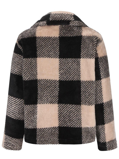 PREORDER-Cozy Around The Fire Plaid Jacket