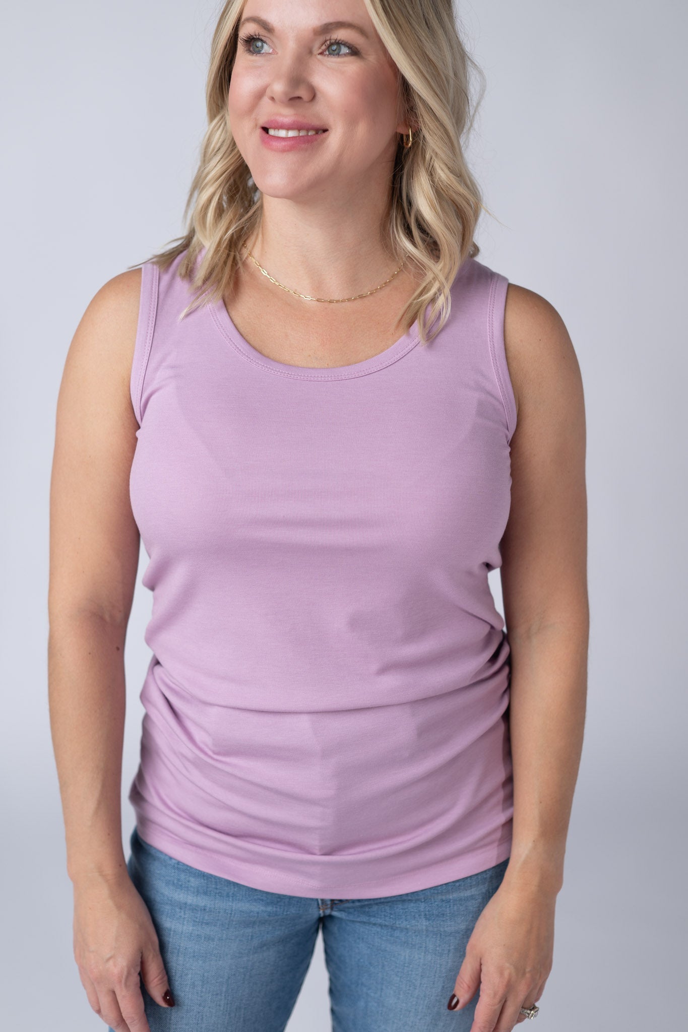 Michelle Mae Ava Tank - Lilac