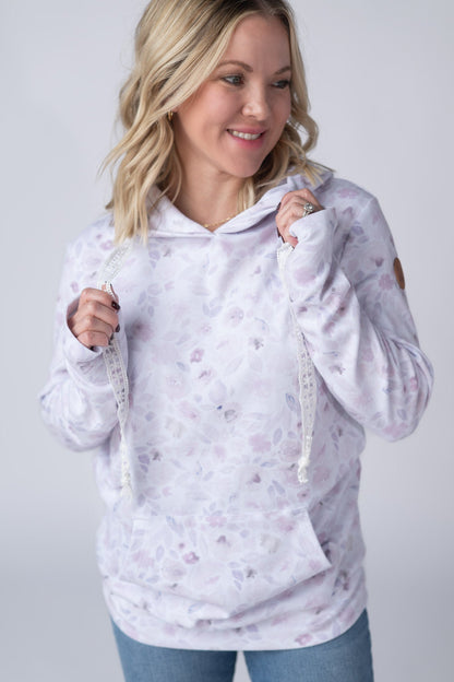 Michelle Mae Hailey Pullover Hoodie - Blush Floral