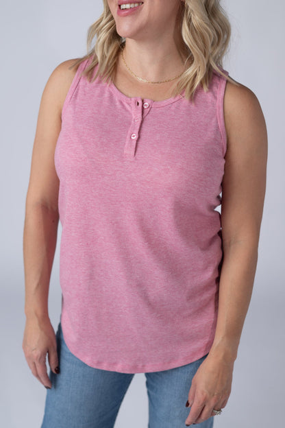 Michelle Mae Alison Henley Tank - Rose