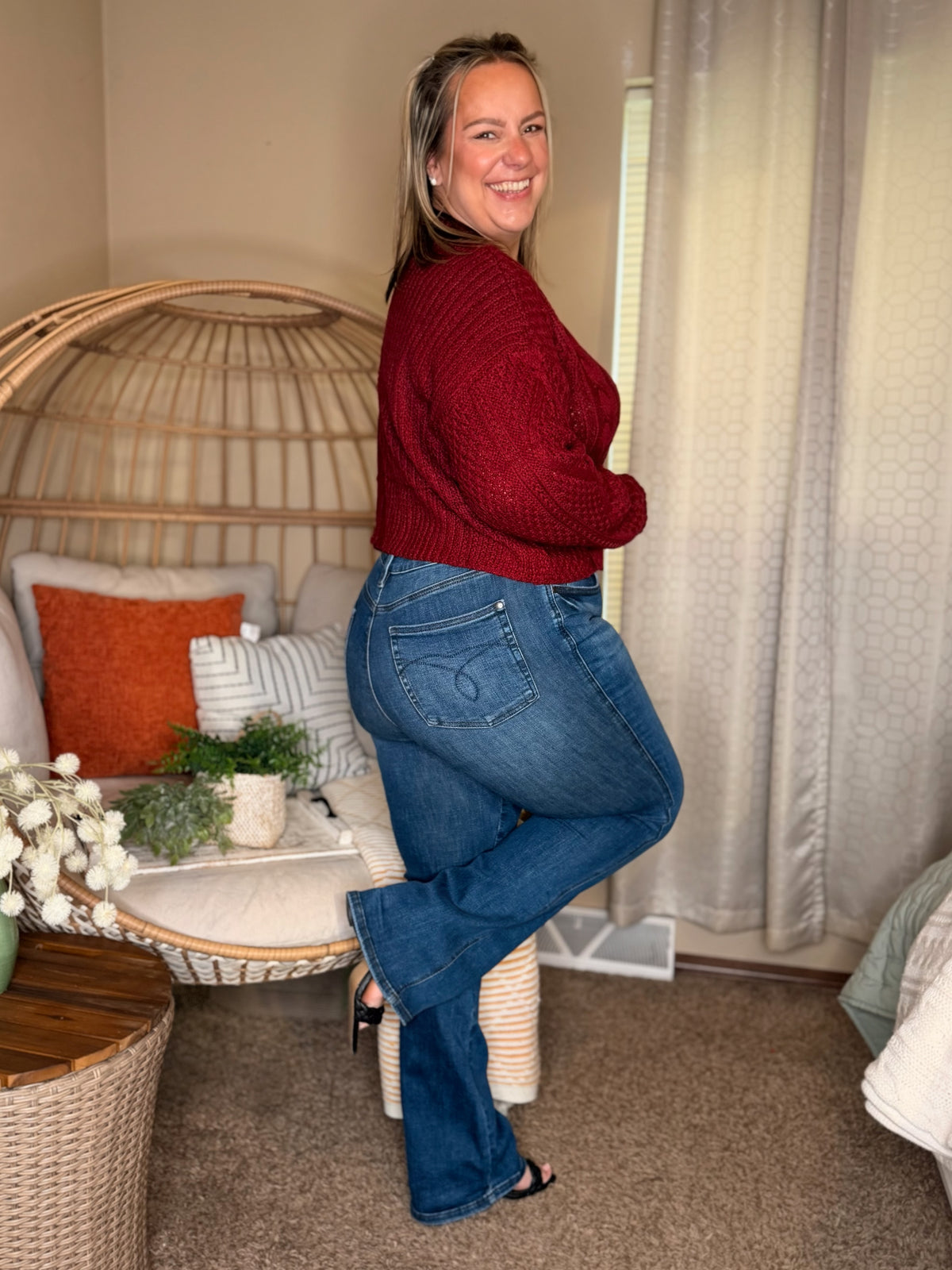 Camille High Waist Tummy Control Bootcut Jean