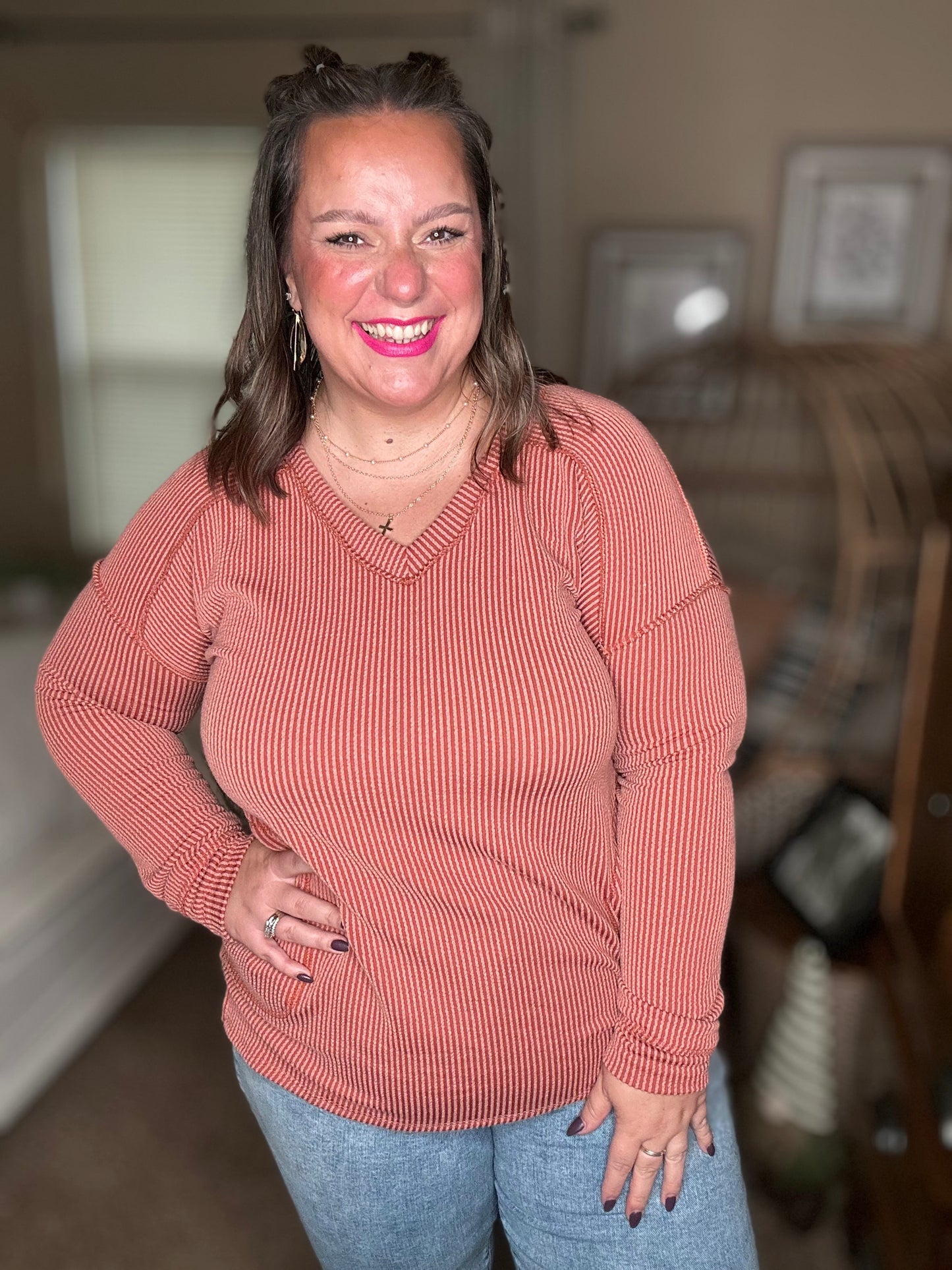 First and Foremost Rib Knit Top