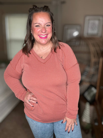 First and Foremost Rib Knit Top