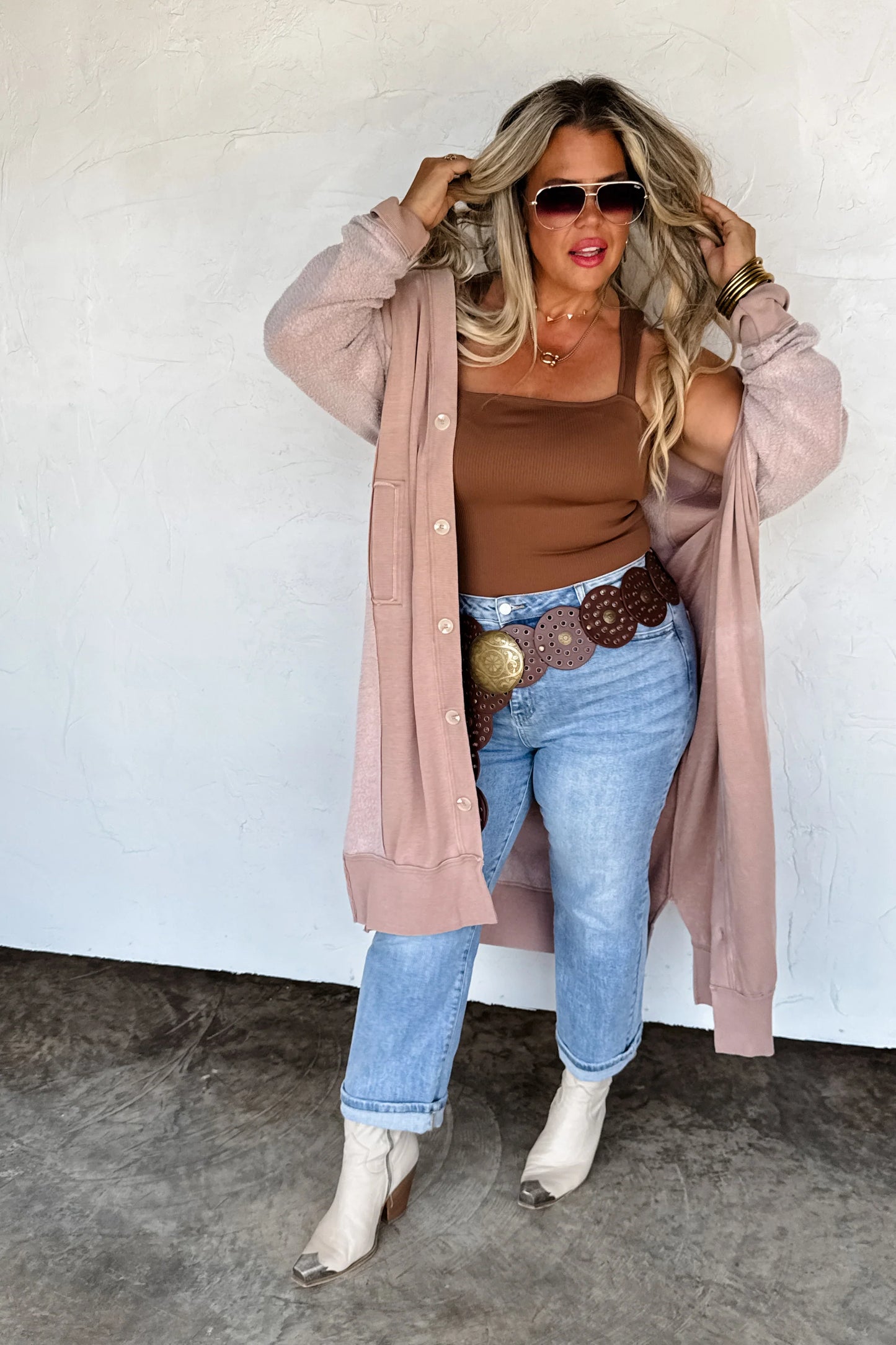 DESI SWEATSHIRT CARDIGAN