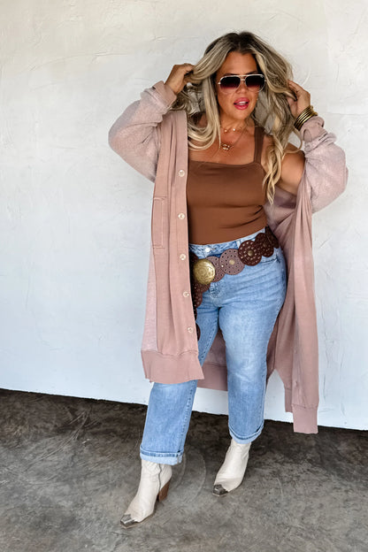 DESI SWEATSHIRT CARDIGAN