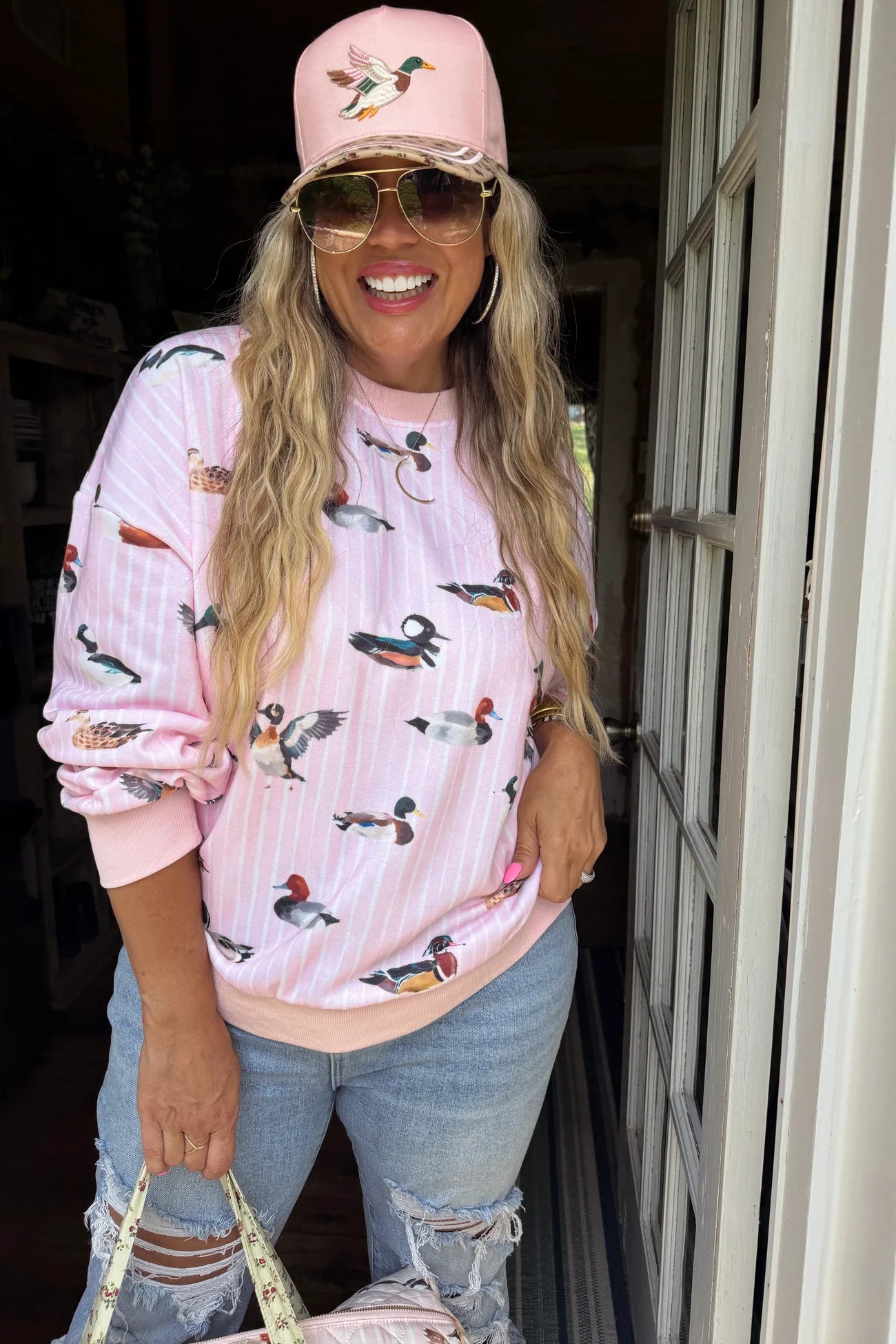 PREORDER- PINK DUCK PULLOVER (2ND CUT)