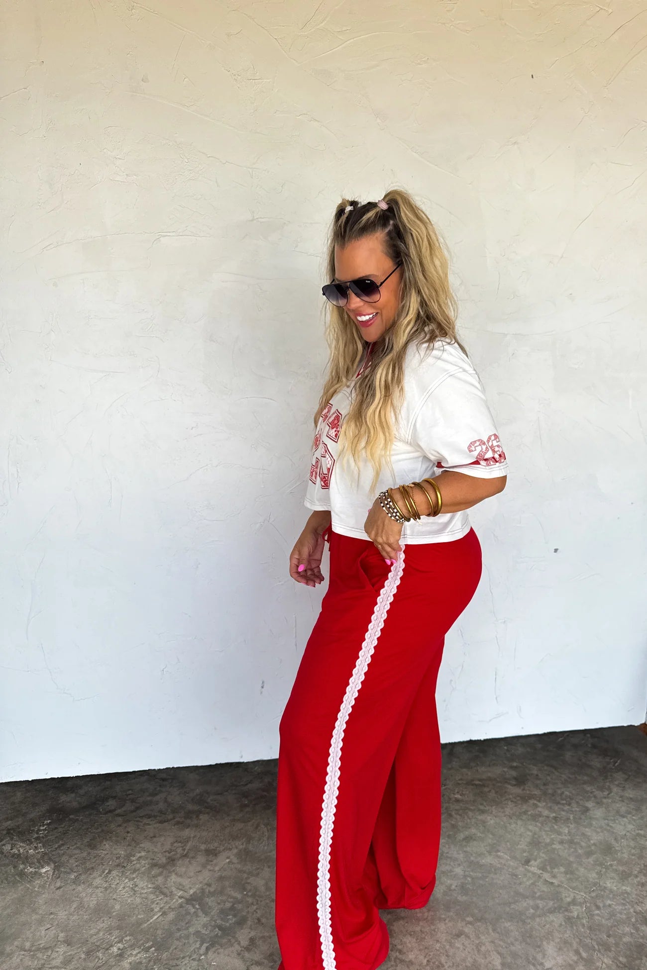 RALLY GIRL TRACK PANTS