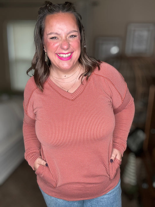 First and Foremost Rib Knit Top