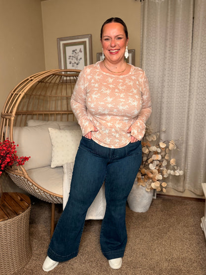 Mackenzie High Waist Flare with Vintage Pocket