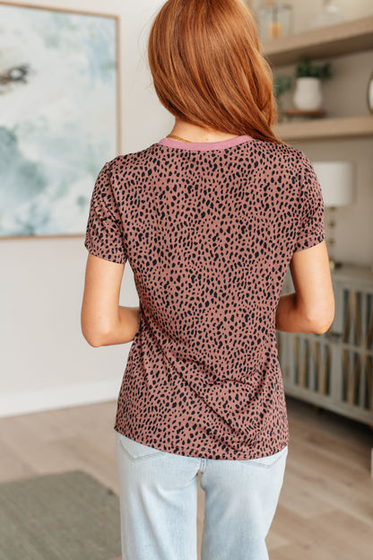 Cheetah Girl Short Sleeve Top