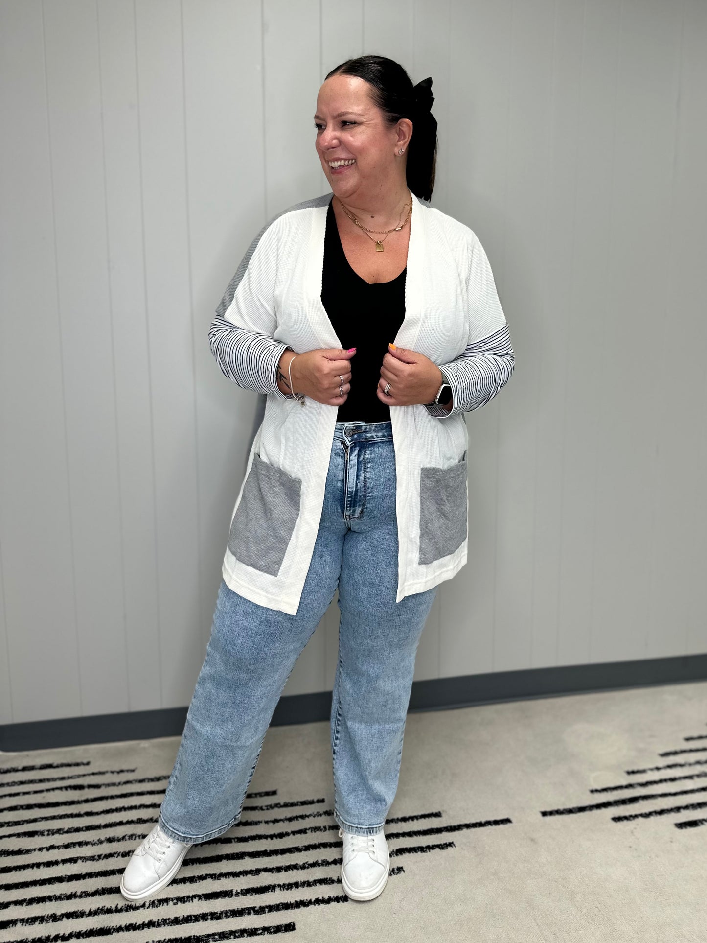 Consider it So Color Block Cardigan