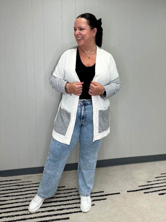 Consider it So Color Block Cardigan