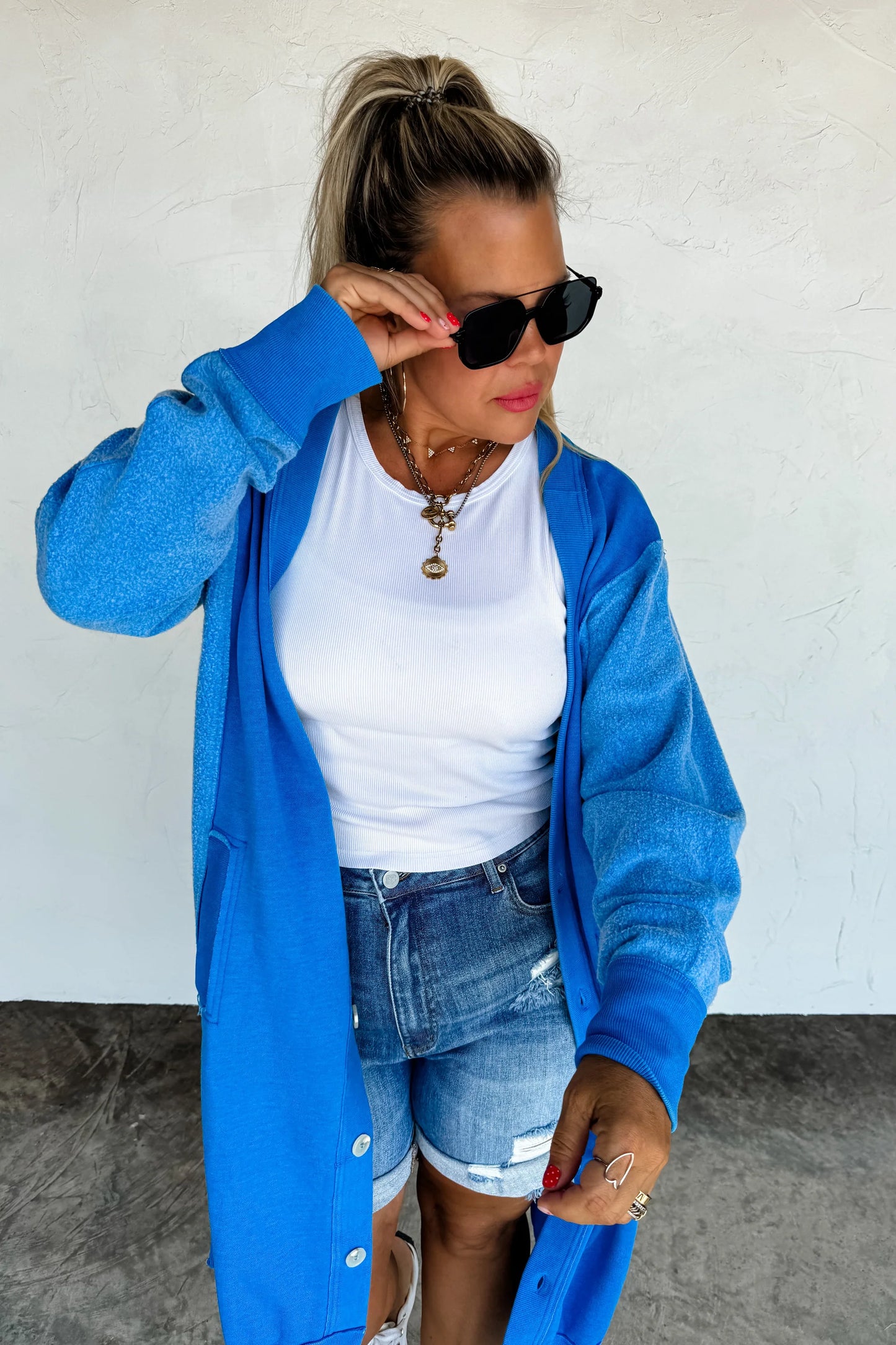 DESI SWEATSHIRT CARDIGAN
