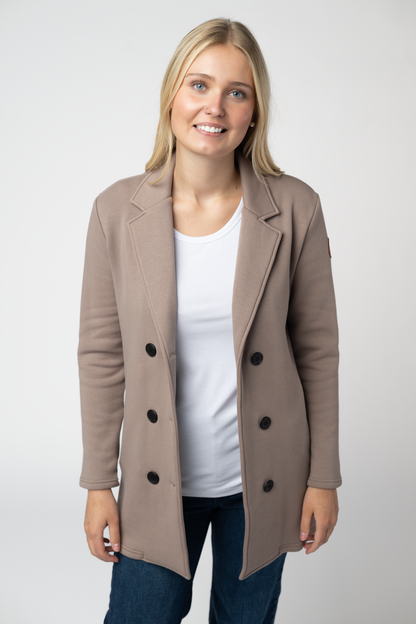 Michelle Mae Scarlett Sweater Jacket - Mocha
