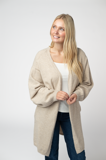 Michelle Mae Cozy Cardigan - Tan