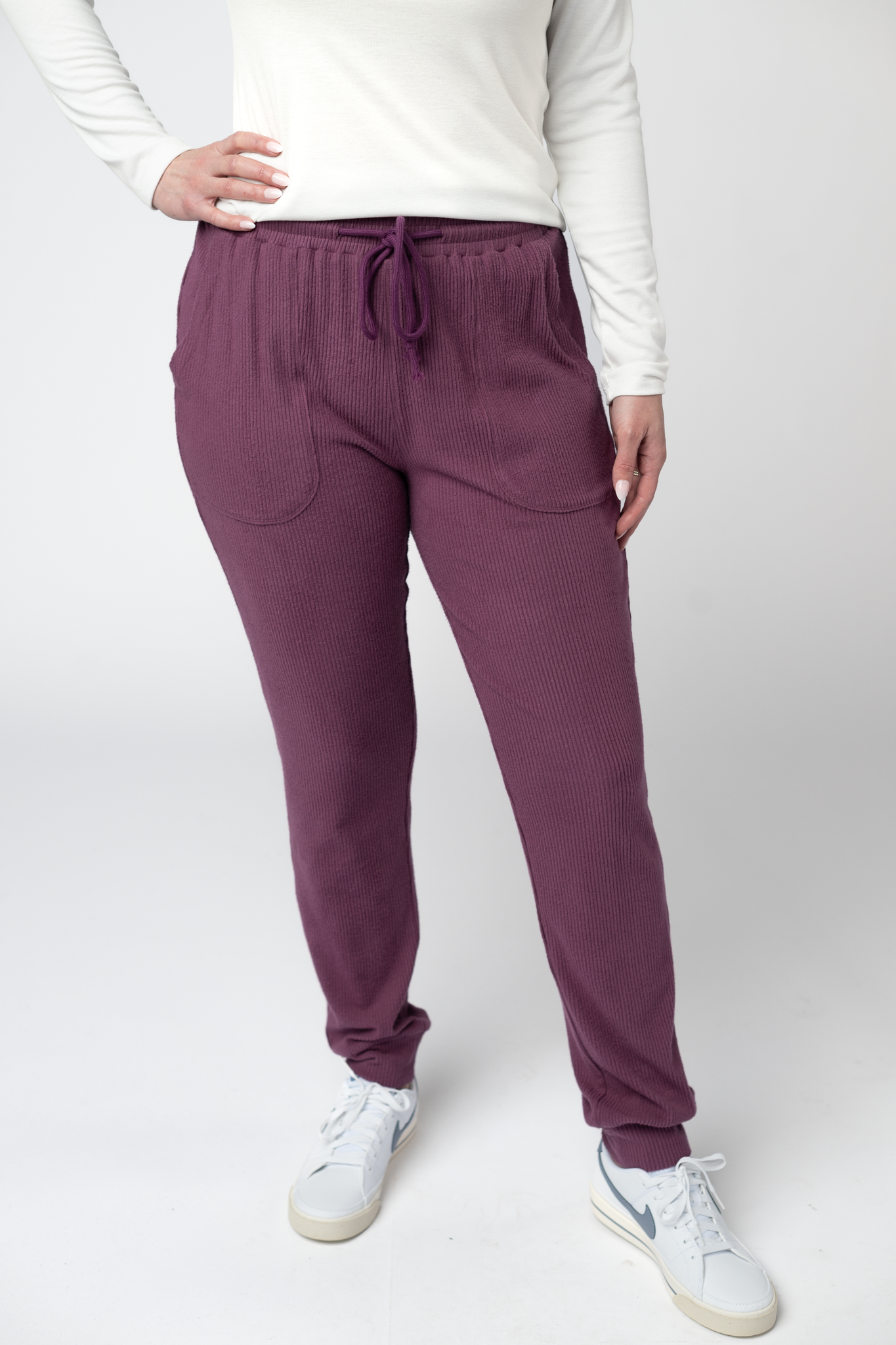Michelle Mae Corrine Joggers - Plum