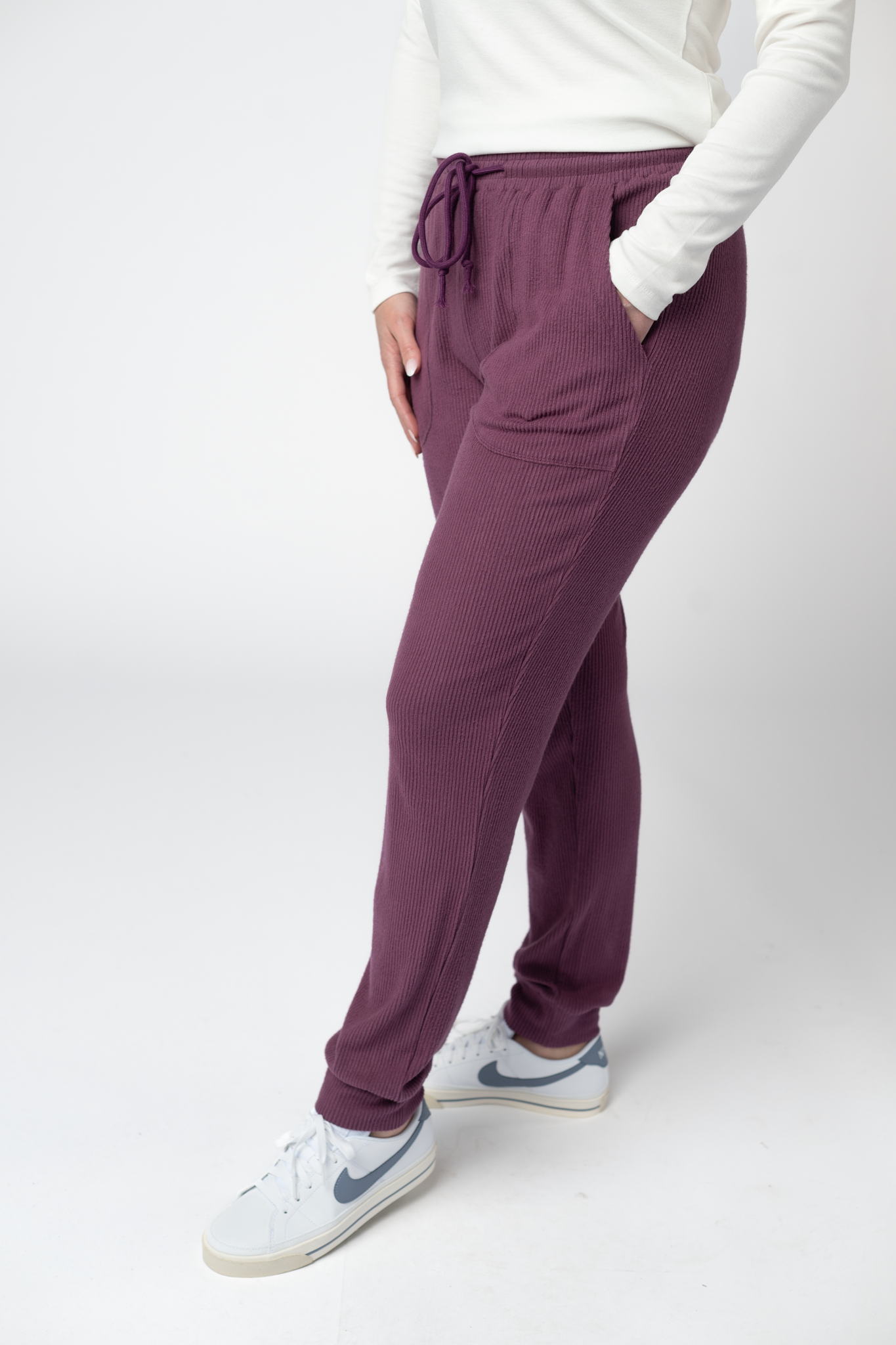 Michelle Mae Corrine Joggers - Plum