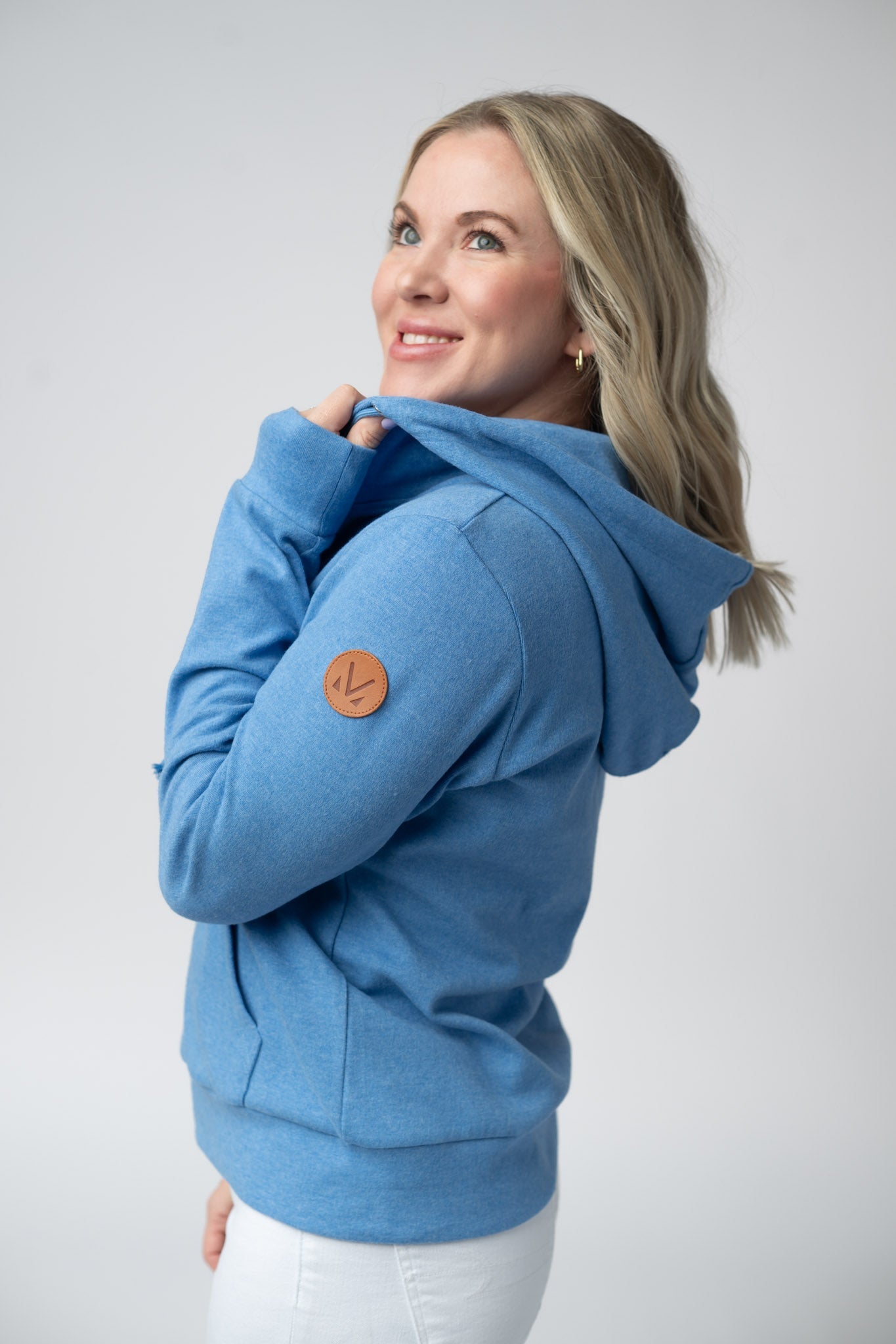 Michelle Mae Fullzip Hoodie - Blue