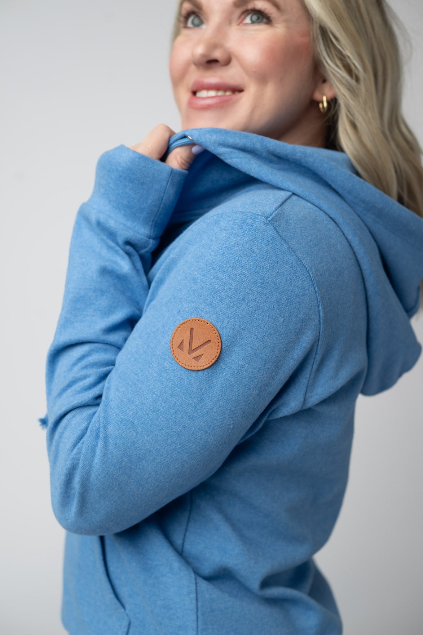 Michelle Mae Fullzip Hoodie - Blue