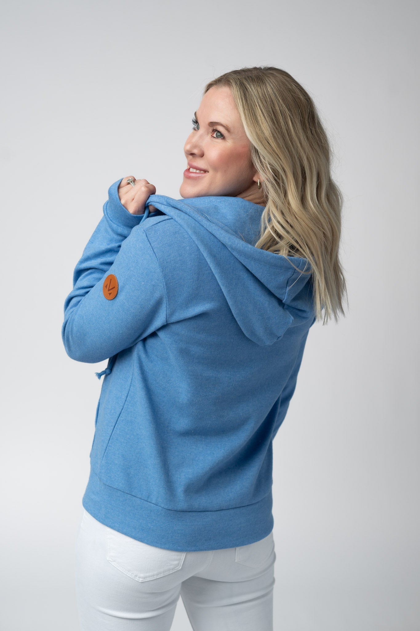 Michelle Mae Fullzip Hoodie - Blue