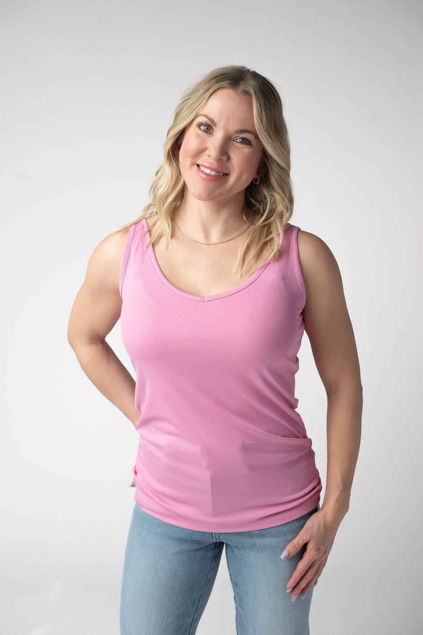Michelle Mae Kennedy Tank - Pink