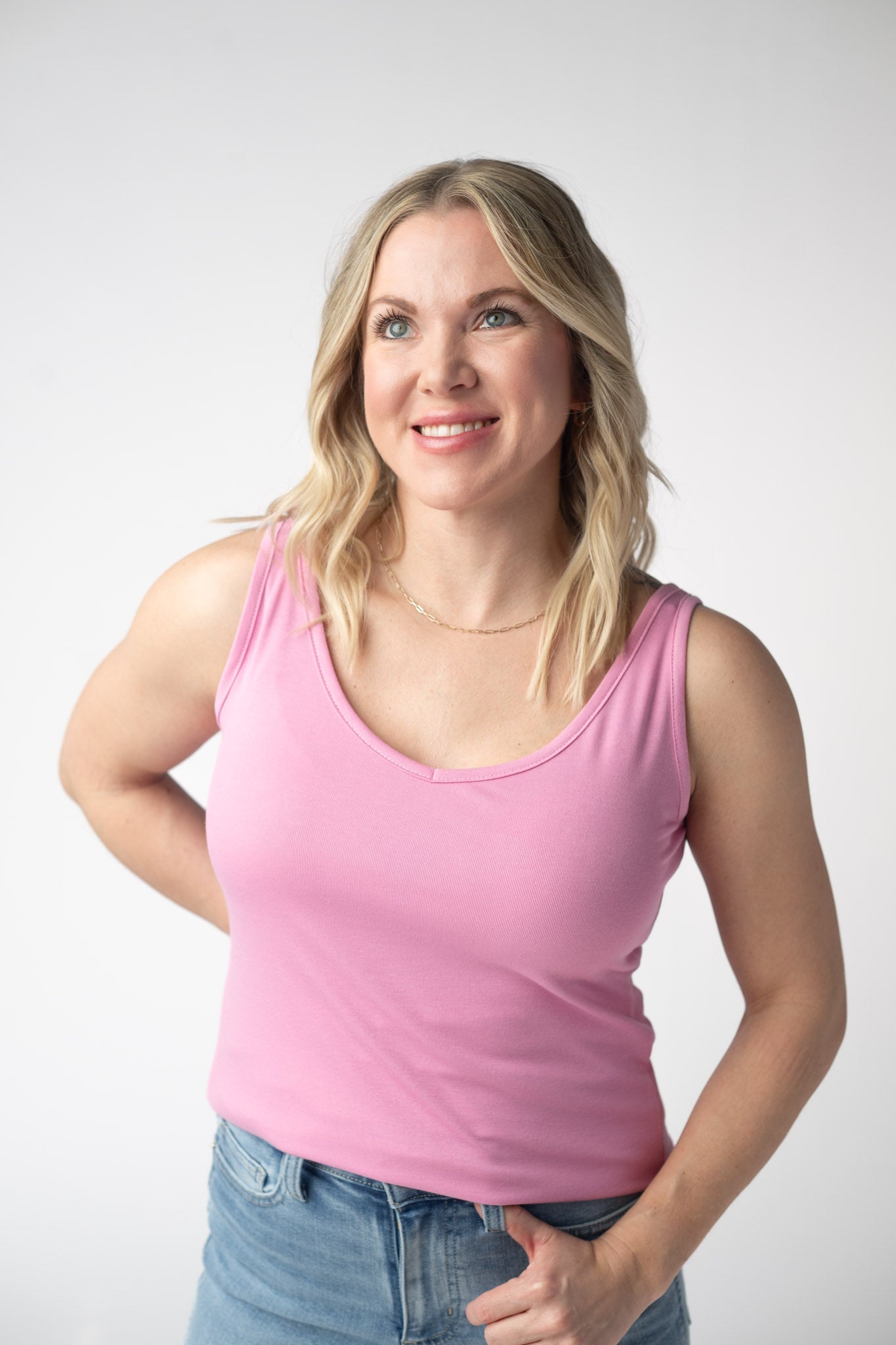 Michelle Mae Kennedy Tank - Pink