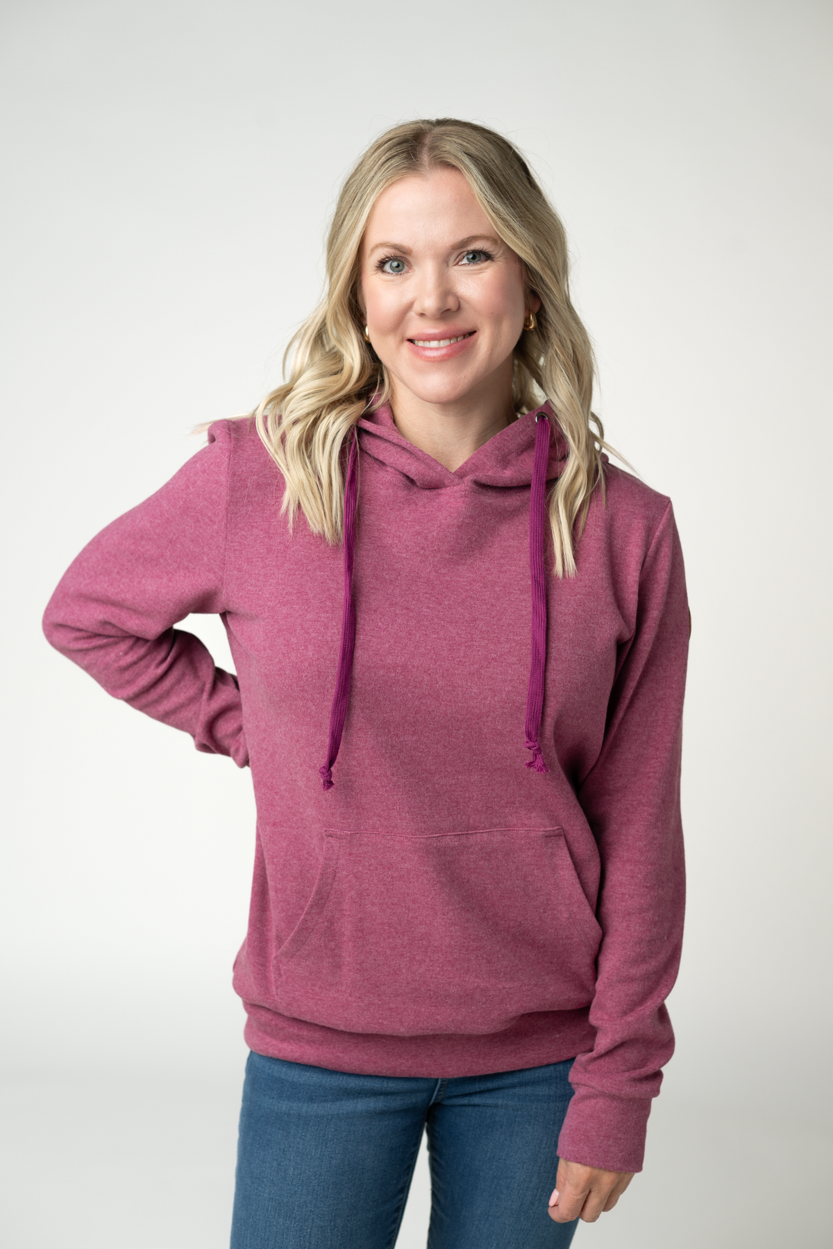Michelle Mae Hailey Hoodie - Raspberry