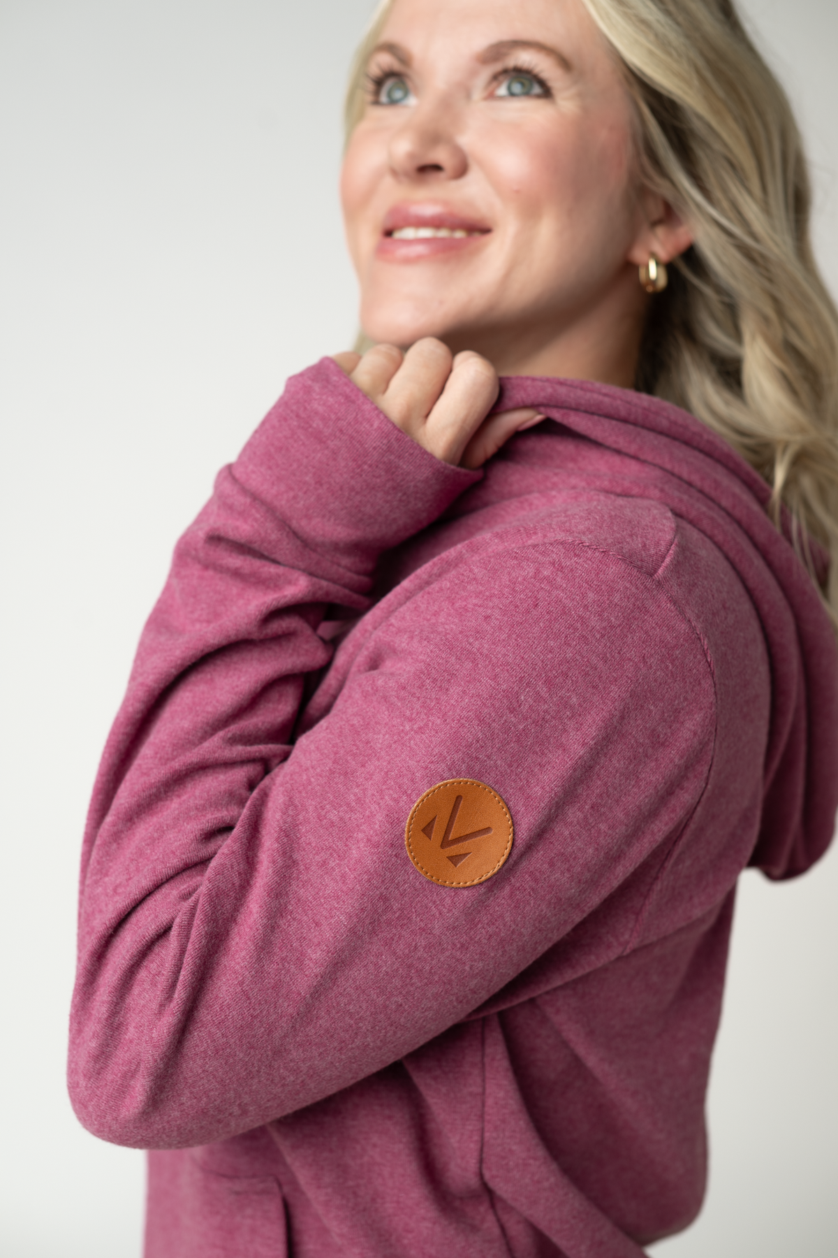 Michelle Mae Hailey Hoodie - Raspberry