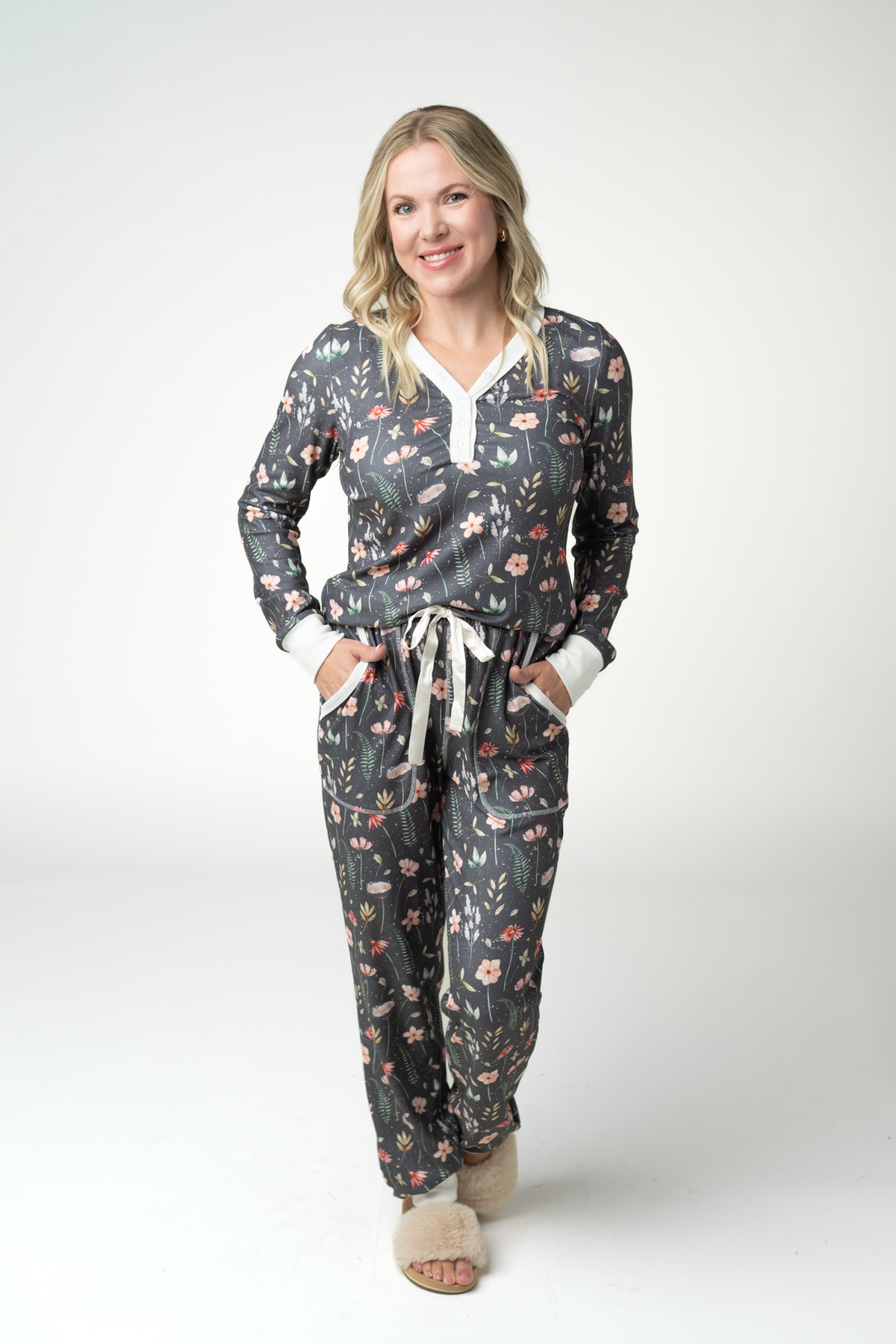 Michelle Mae Cozy Pajama Set - Wildflower Meadow